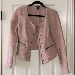 Pink cropped jacket